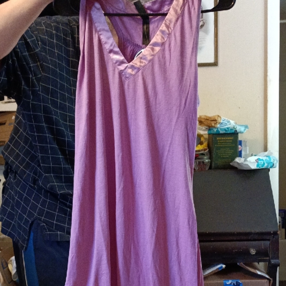 New Purple Women's Nightgown Size L By Pajama Drama